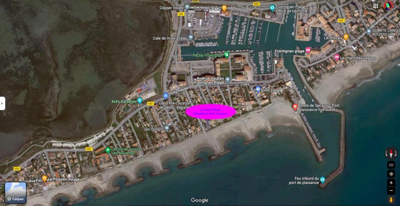 La Perle Bleue, 100 M De La Plage, Parking, Wifi Frontignan ภายนอก รูปภาพ